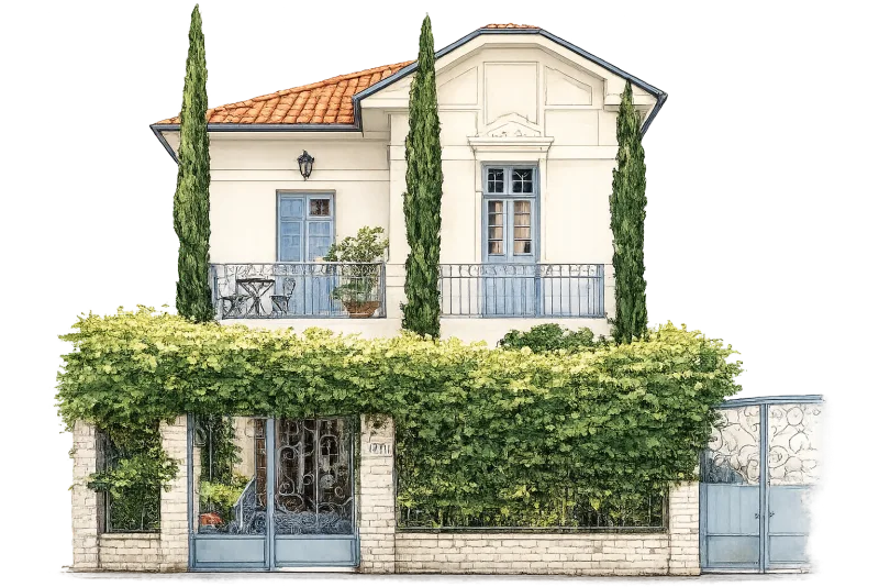 Ilustração da Casa Quintal